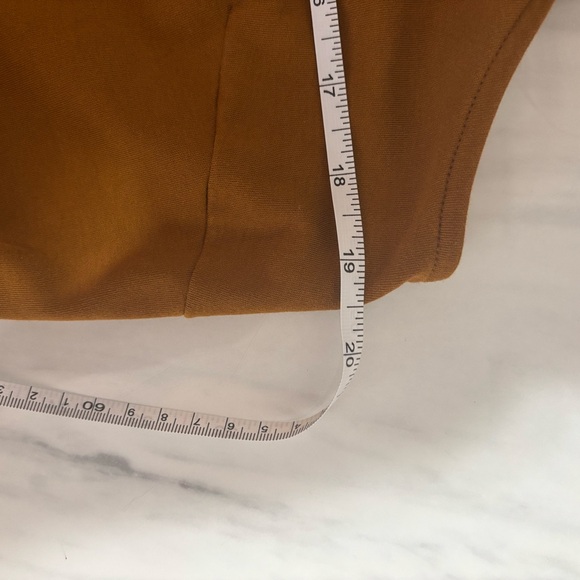 NWOT Sleeveless Brown Midi Dress With Pockets - Picture 3 of 5